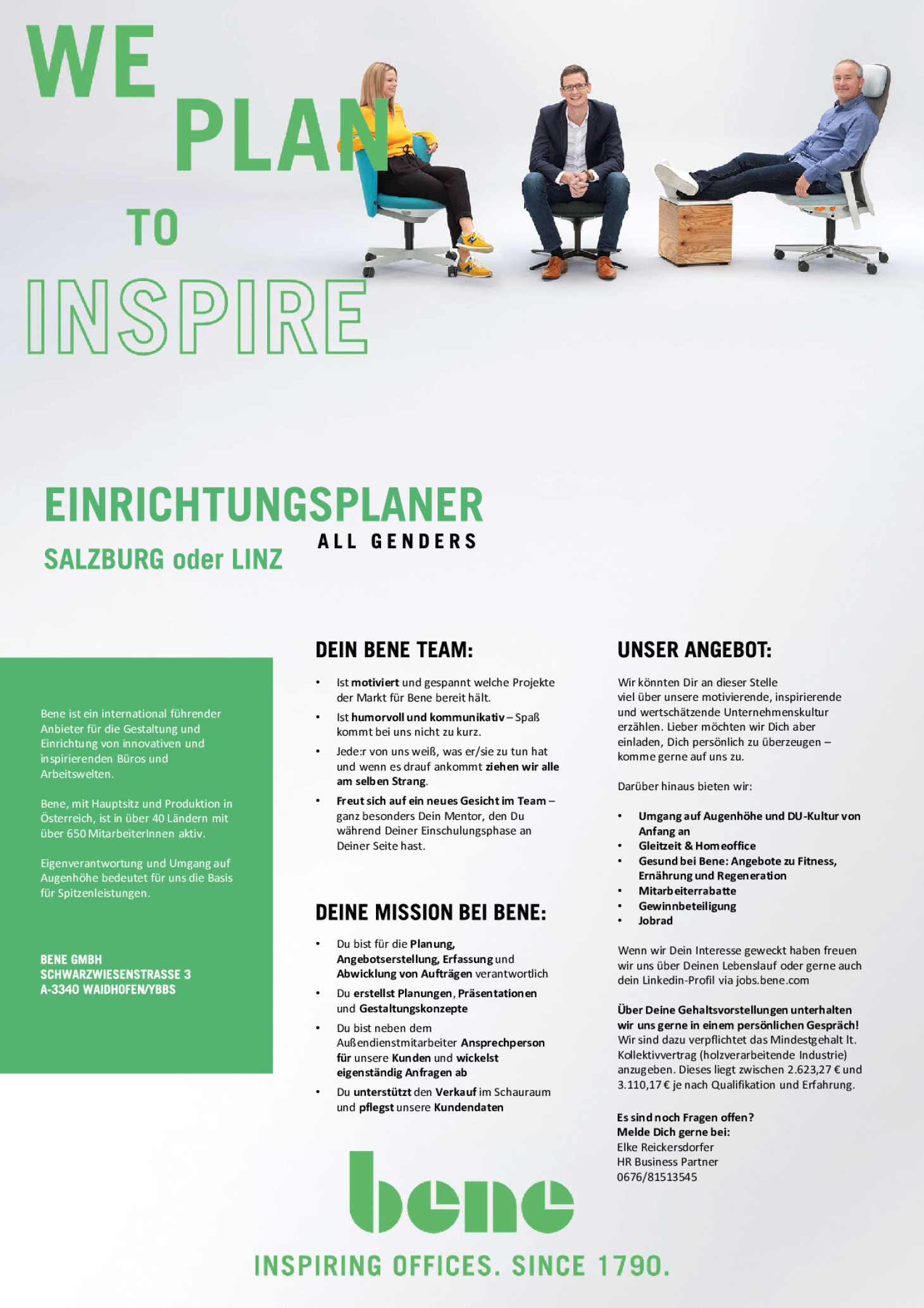 EINRICHTUNGSPLANER (ALL GENDERS)