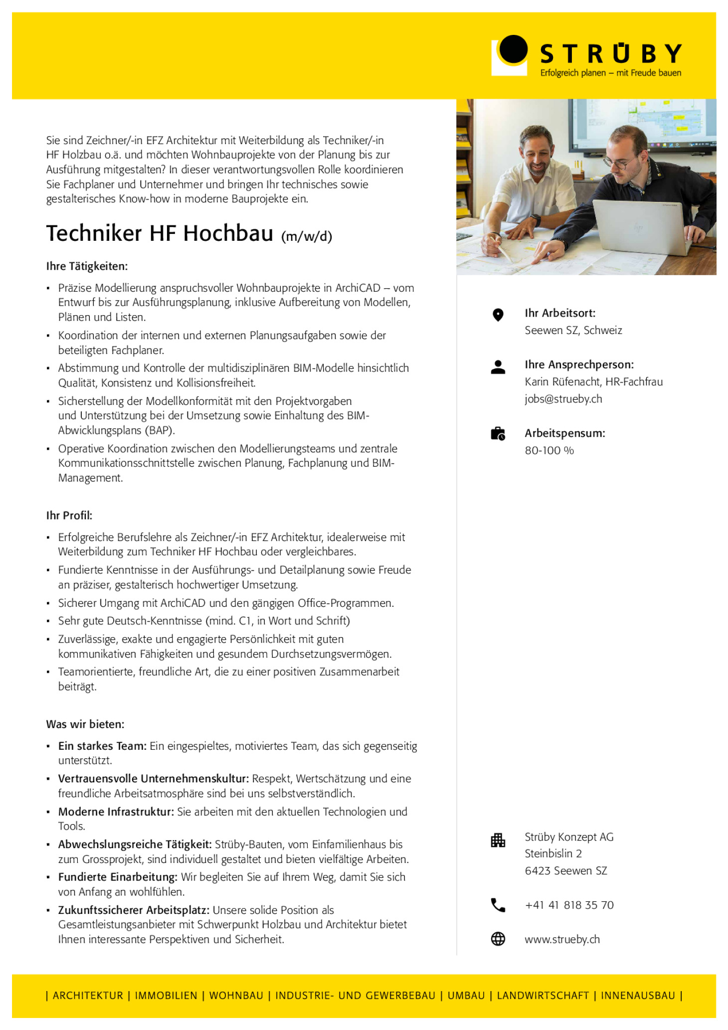 Techniker HF Hochbau