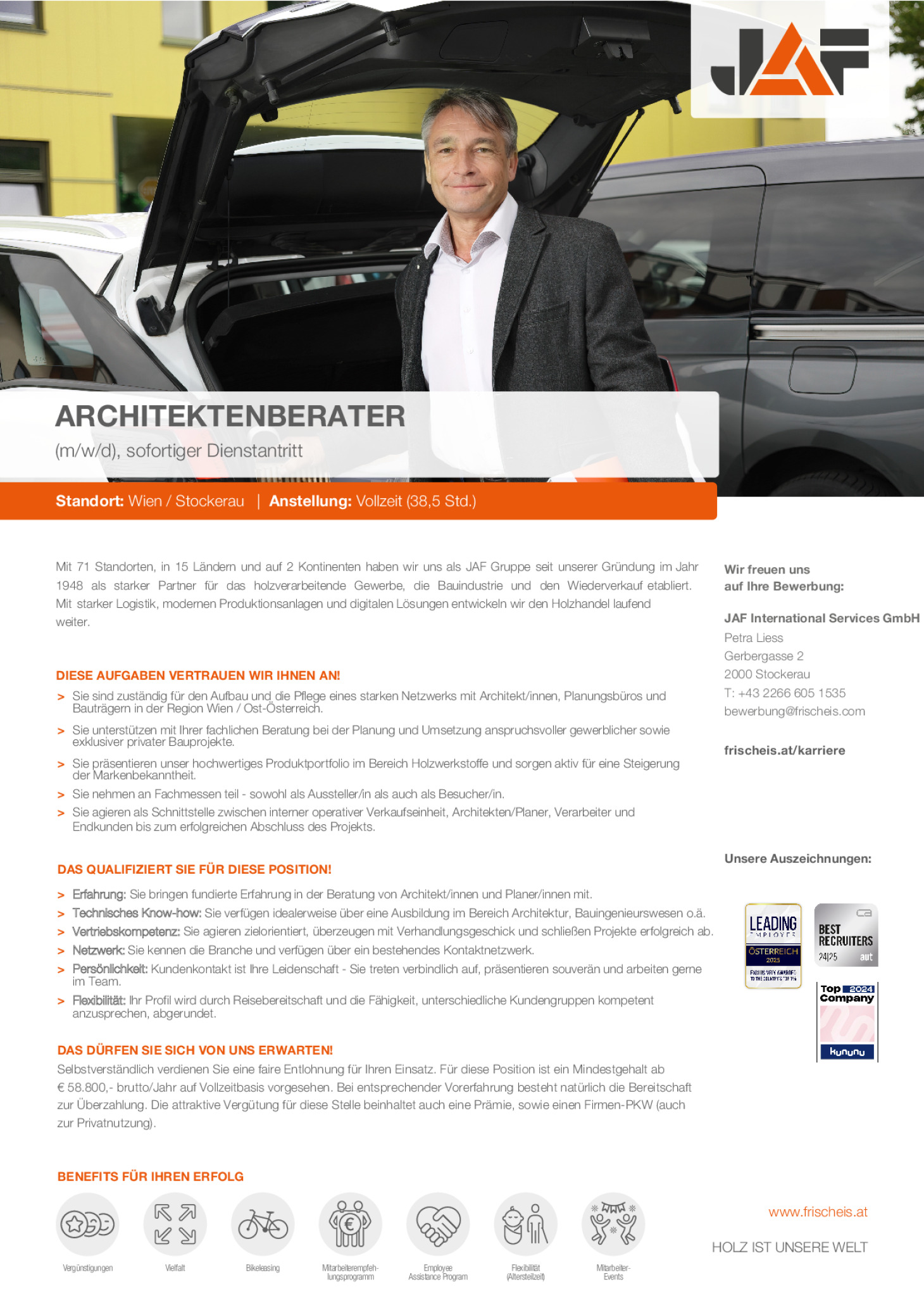 ARCHITEKTENBERATER (m/w/d)