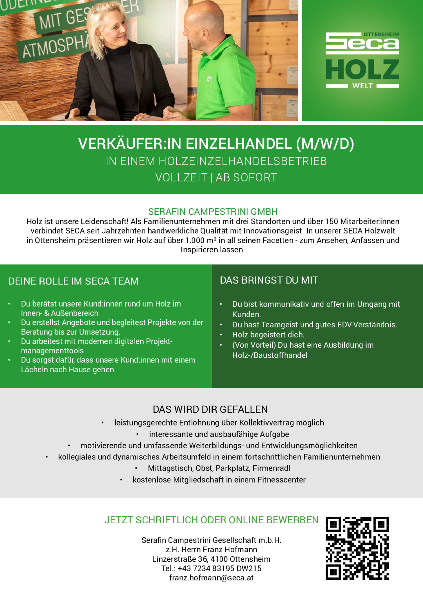 Verkäufer:in Einzelhandel (M/W/D)