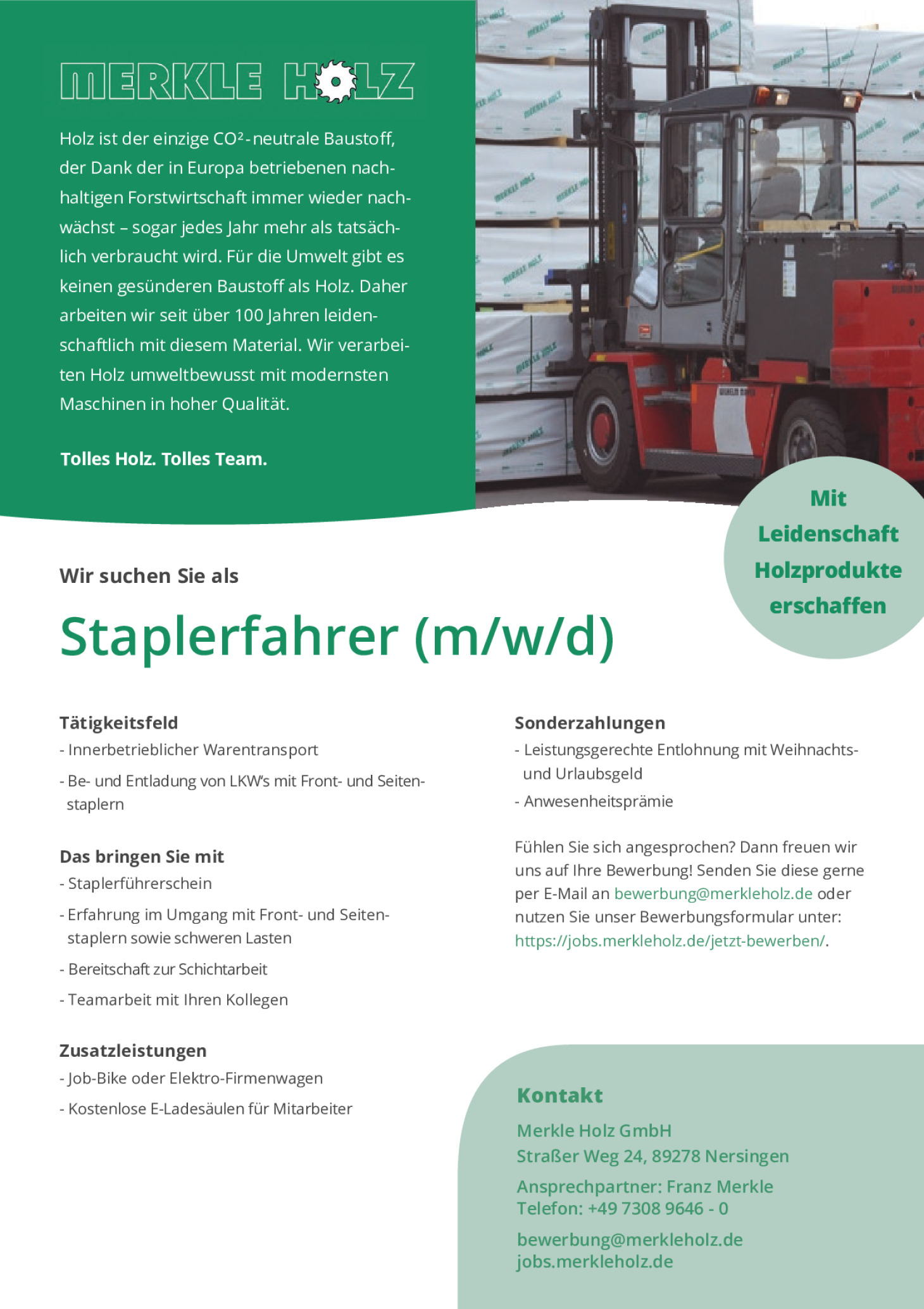Staplerfahrer (m/w/d)