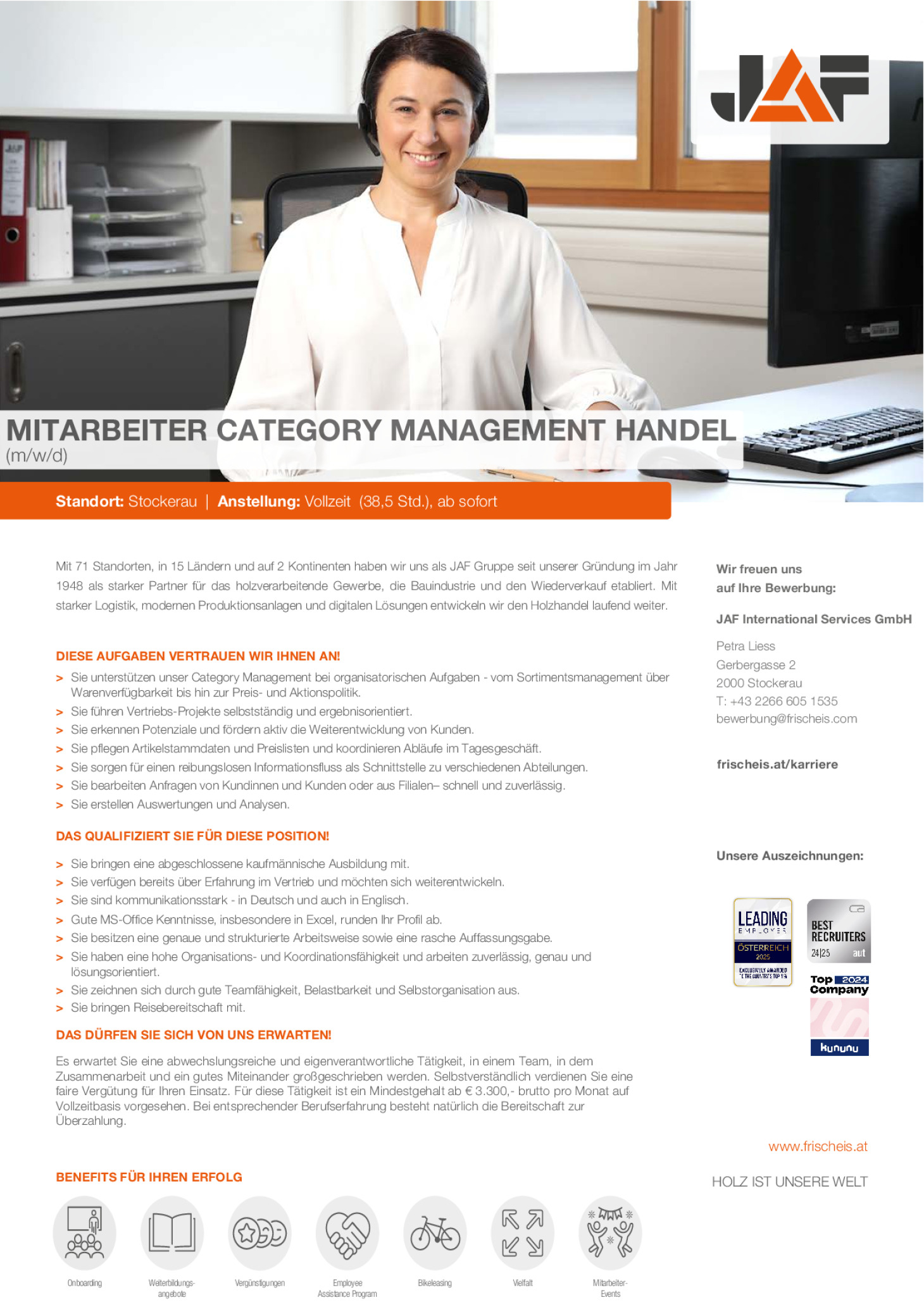 MITARBEITER CATEGORY MANAGEMENT HANDEL (m/w/d)