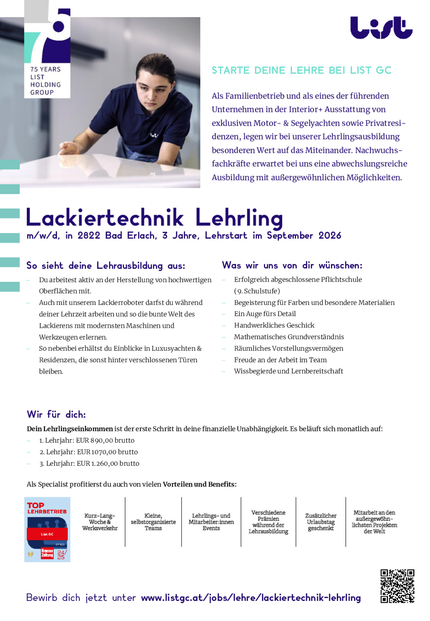 Lackiertechnik Lehrling (m/w/d)