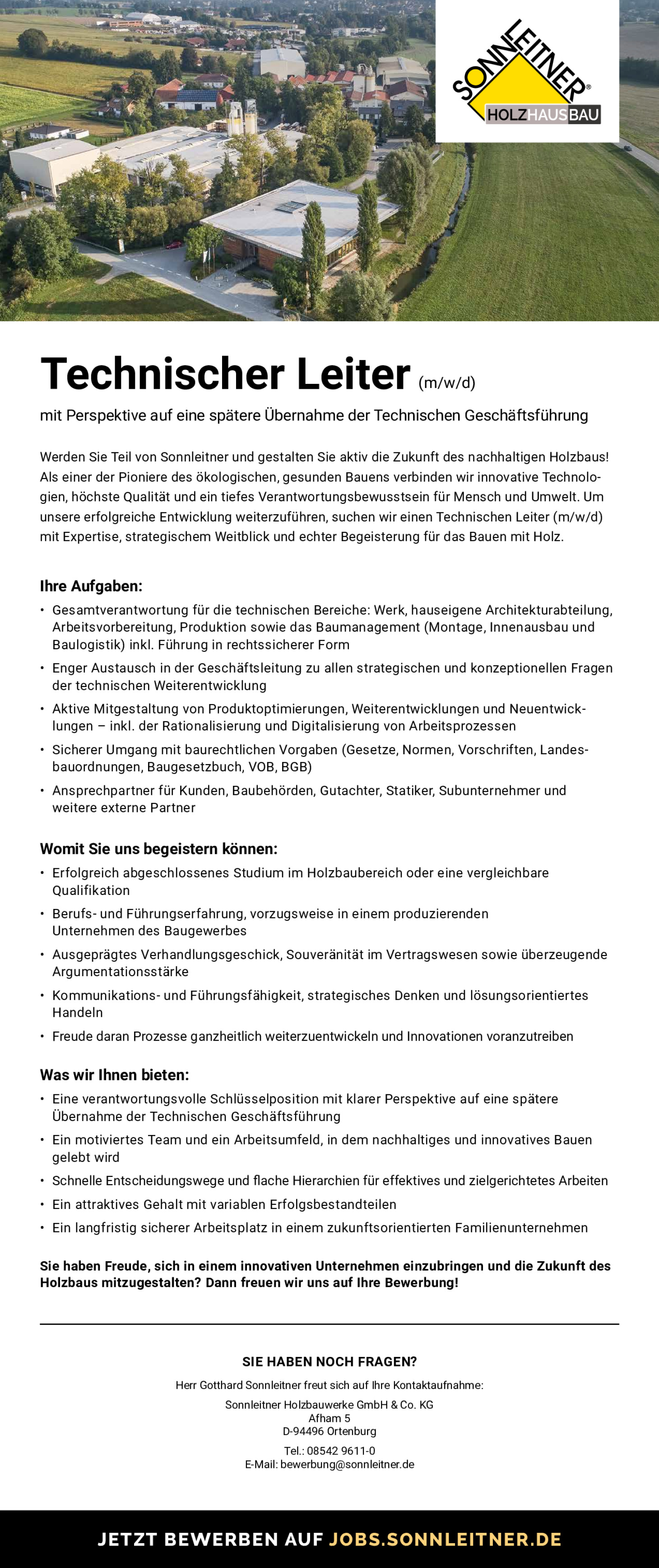 Technischer Leiter (m/w/d)