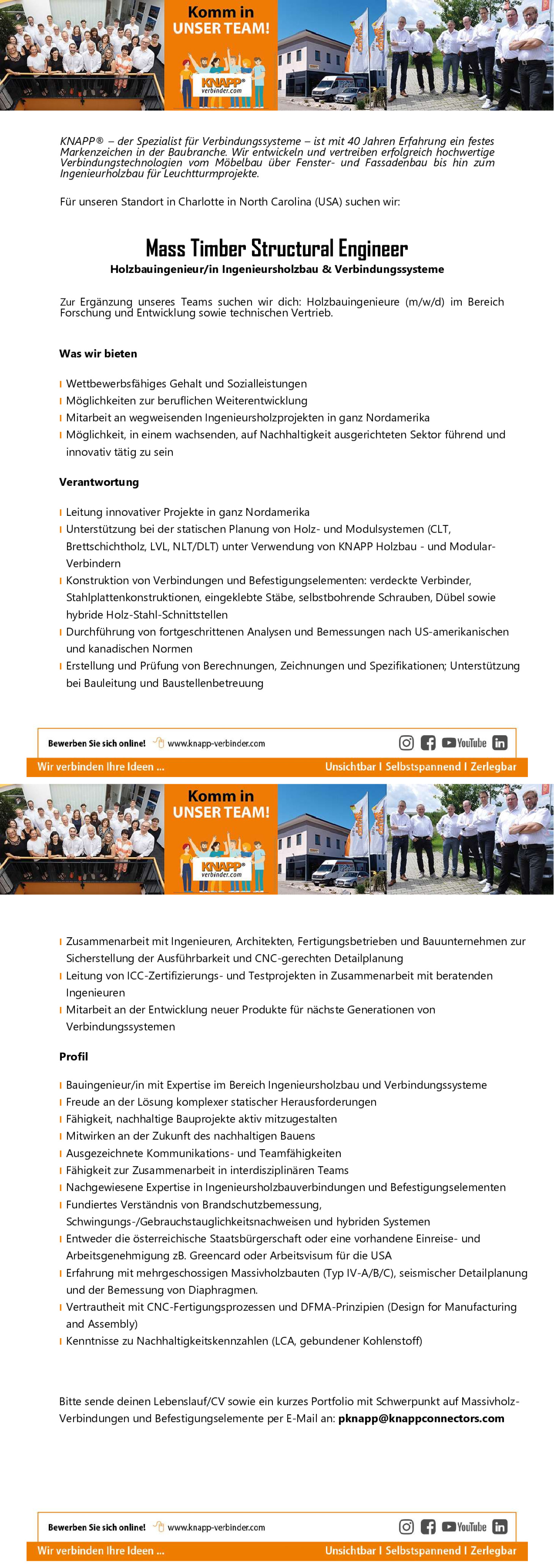 Mass Timber Structural Engineer