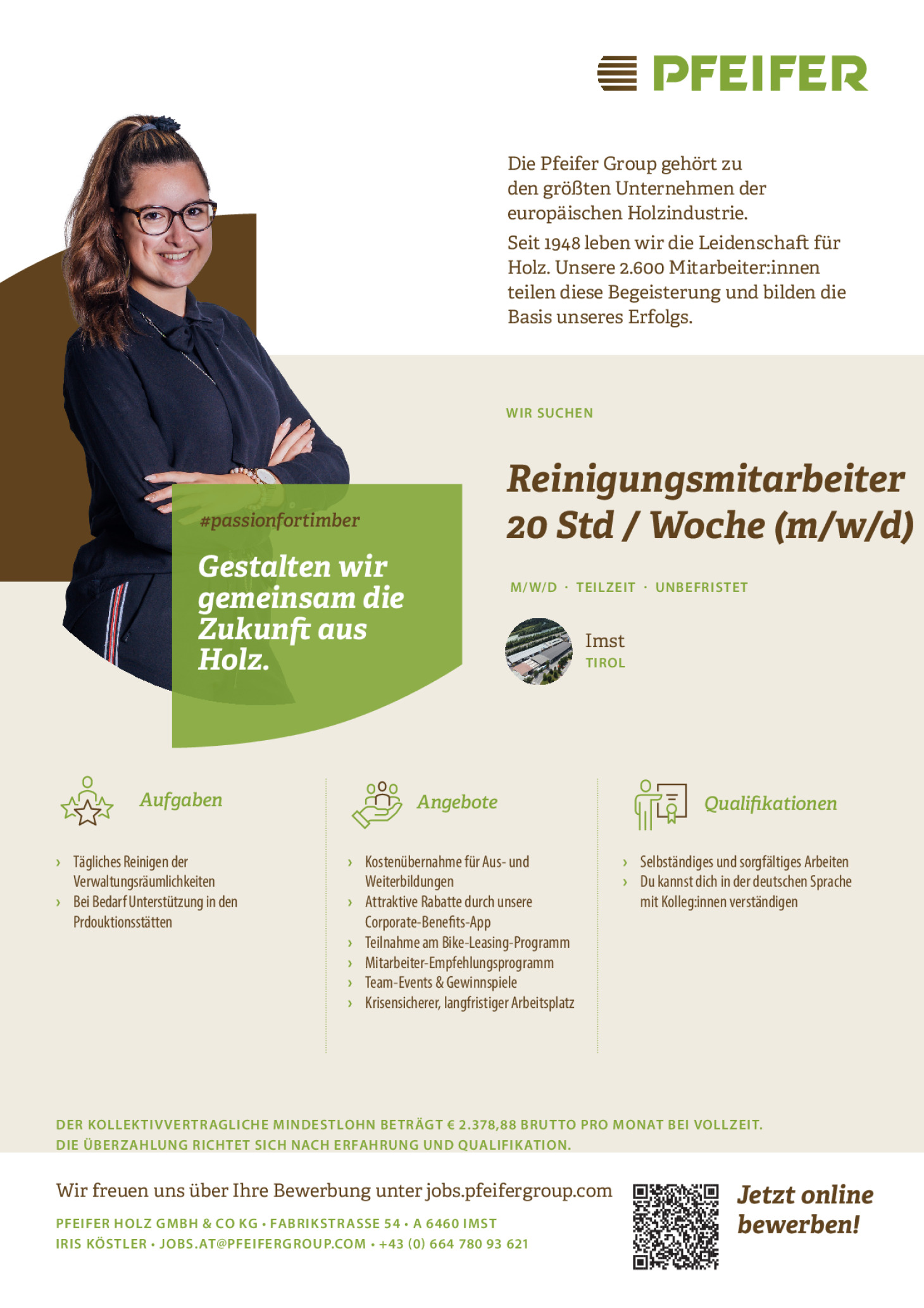 Reinigungsmitarbeiter 20 Std / Woche (m/w/d)