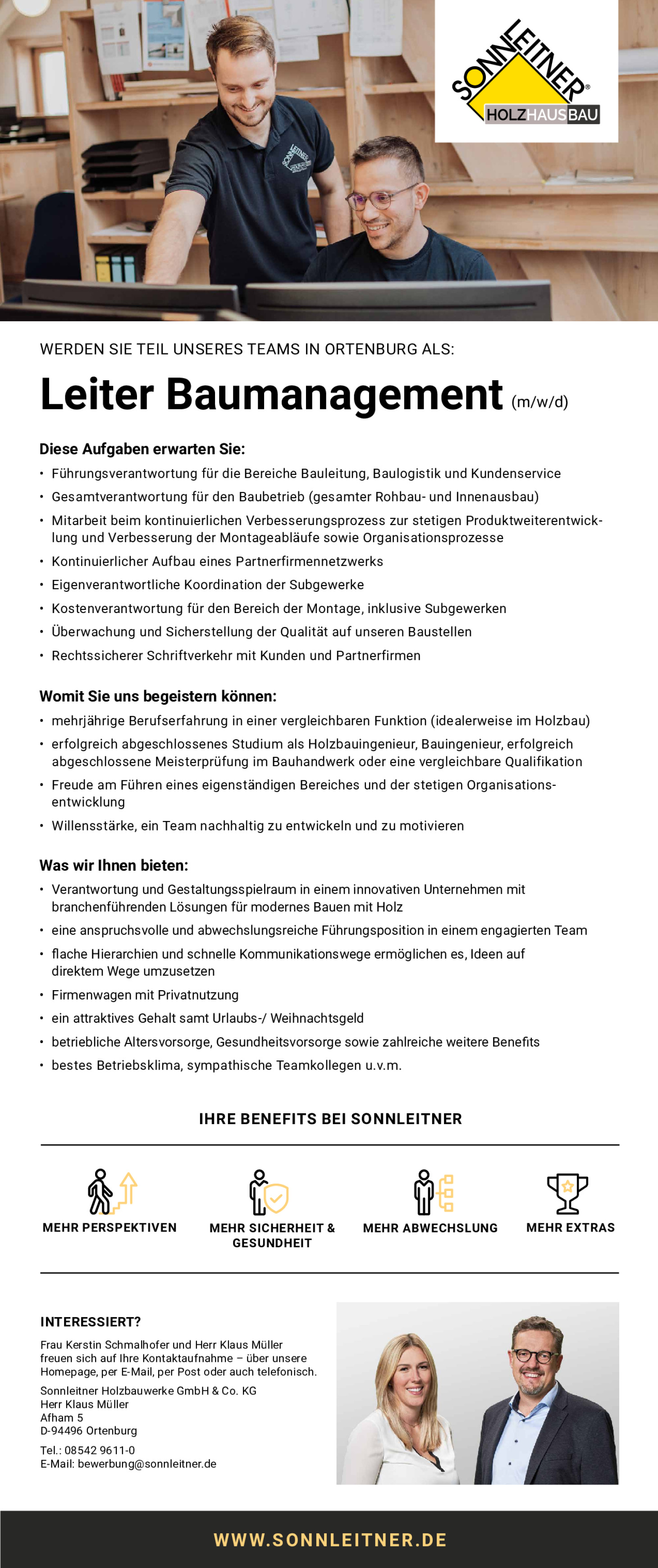 Leiter Baumanagement (m/w/d)