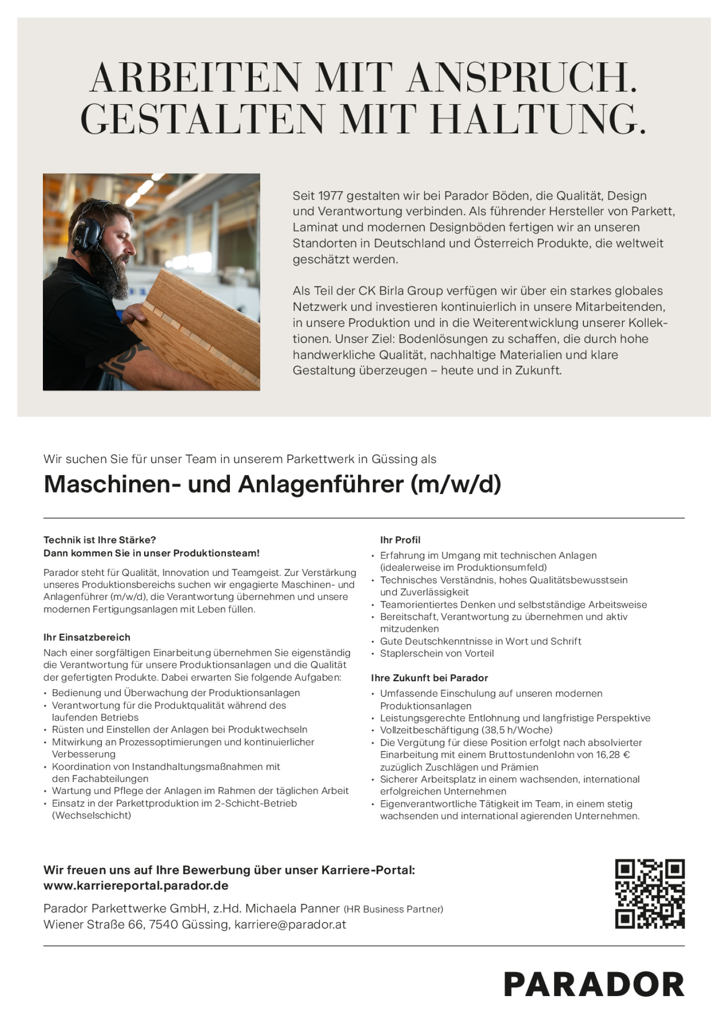 Maschinen- und Anlagenführer (m/w/d)