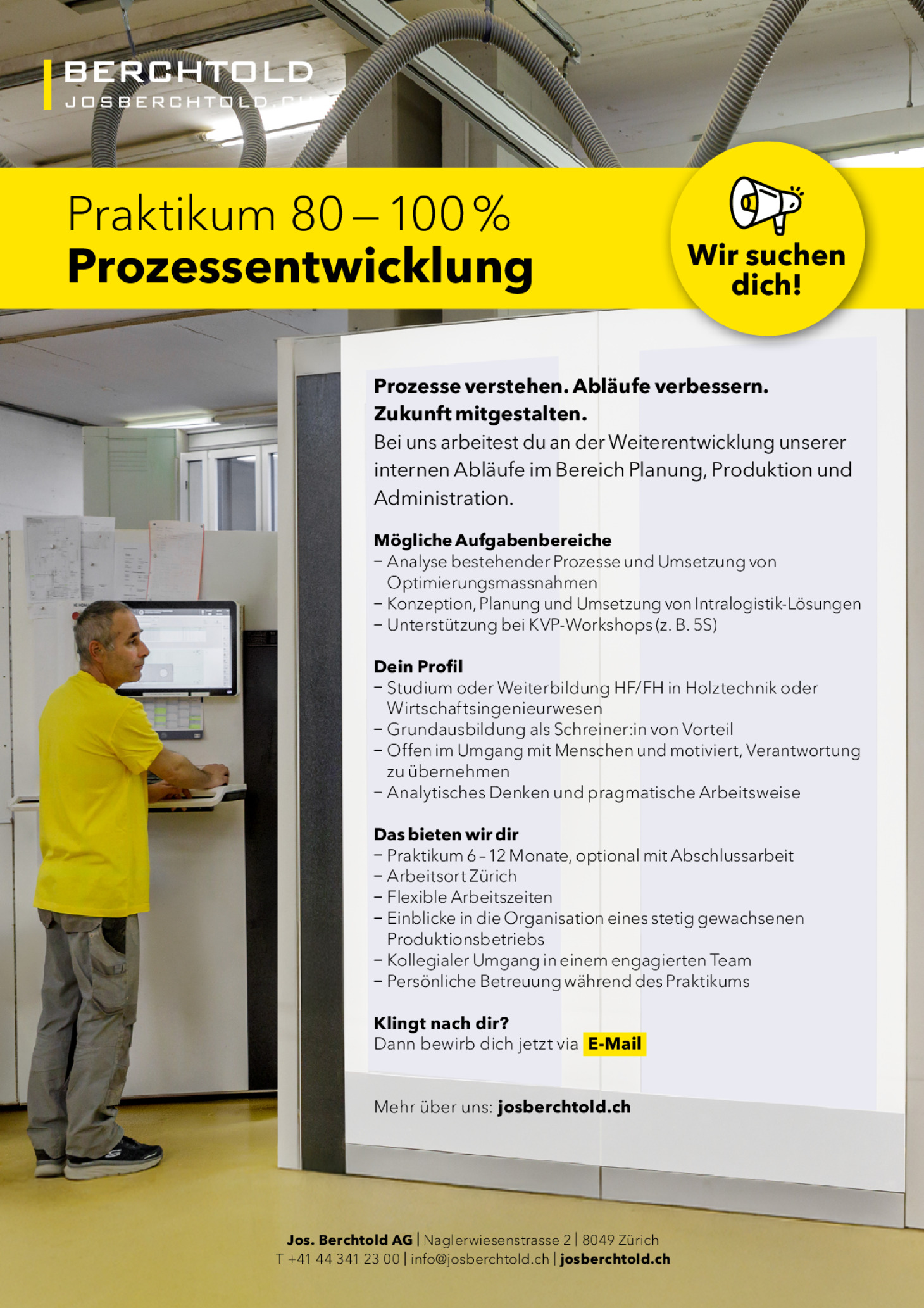 Praktikum Prozessentwicklung 80-100%