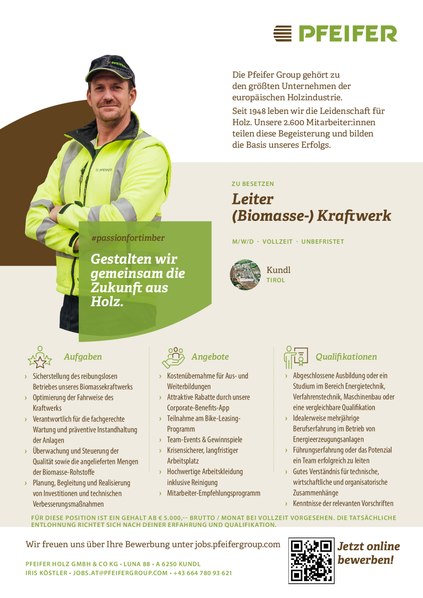 Leiter (Biomasse-) Kraftwerk (m/w/d)