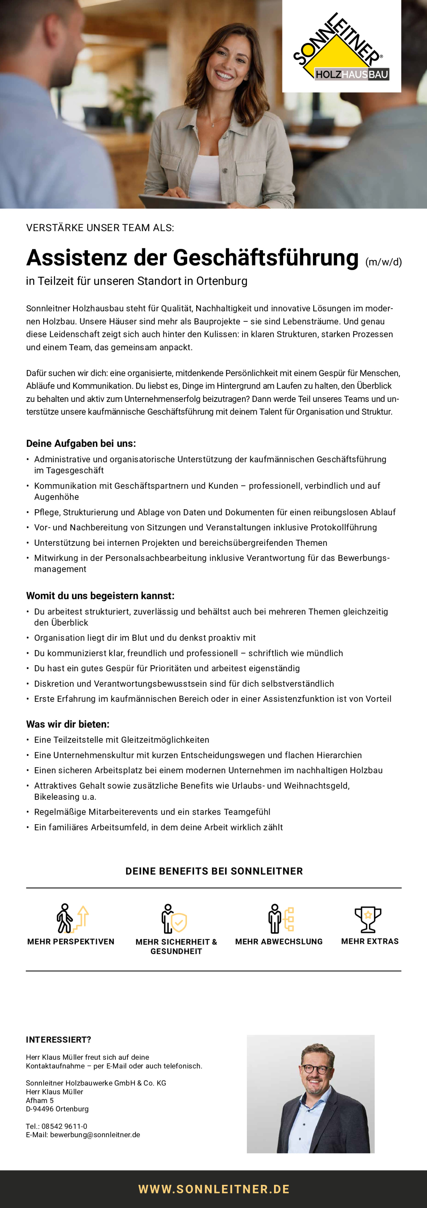Assistenz der Geschäftsführung (m/w/d)
