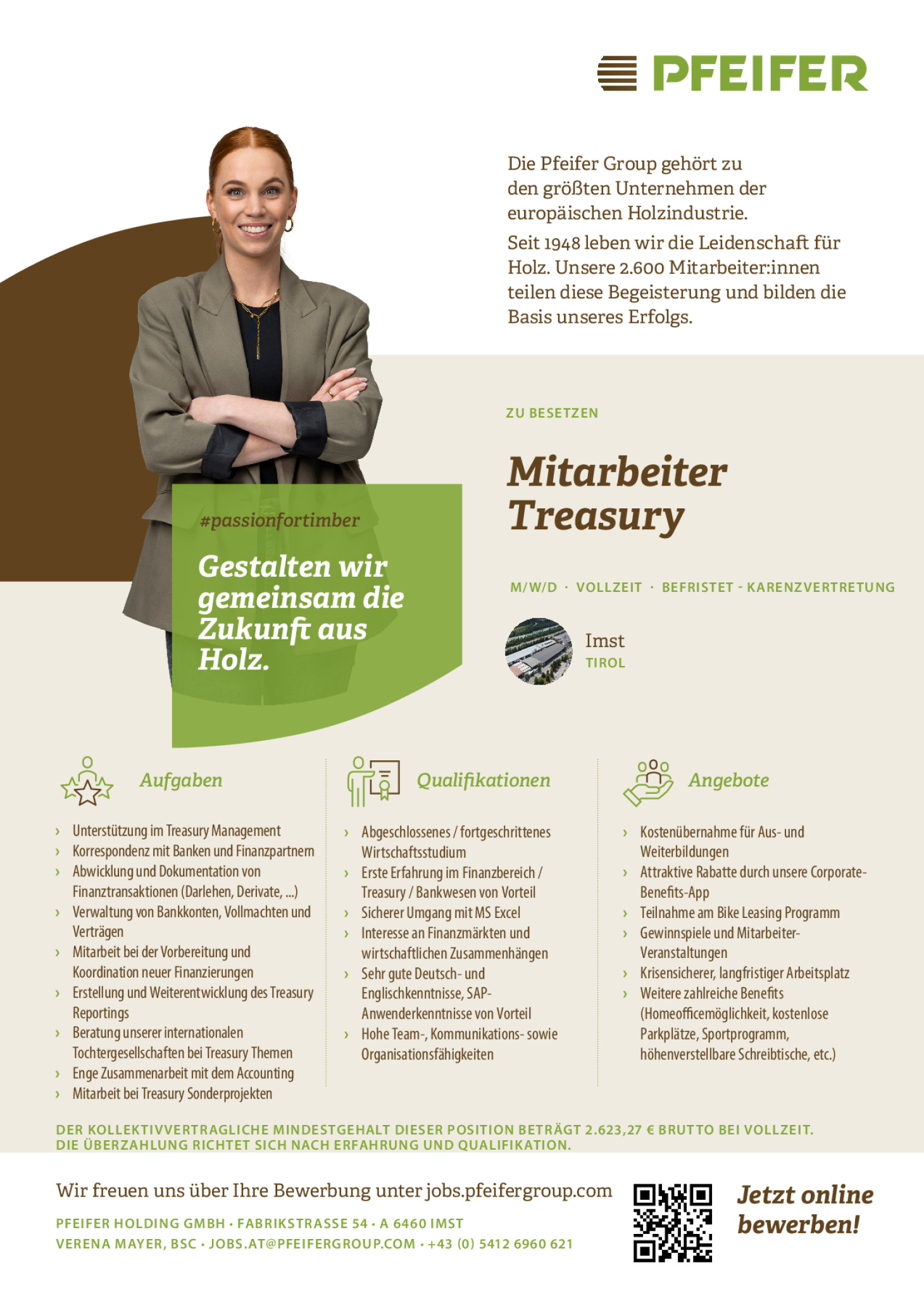 Mitarbeiter Treasury (m/w/d)