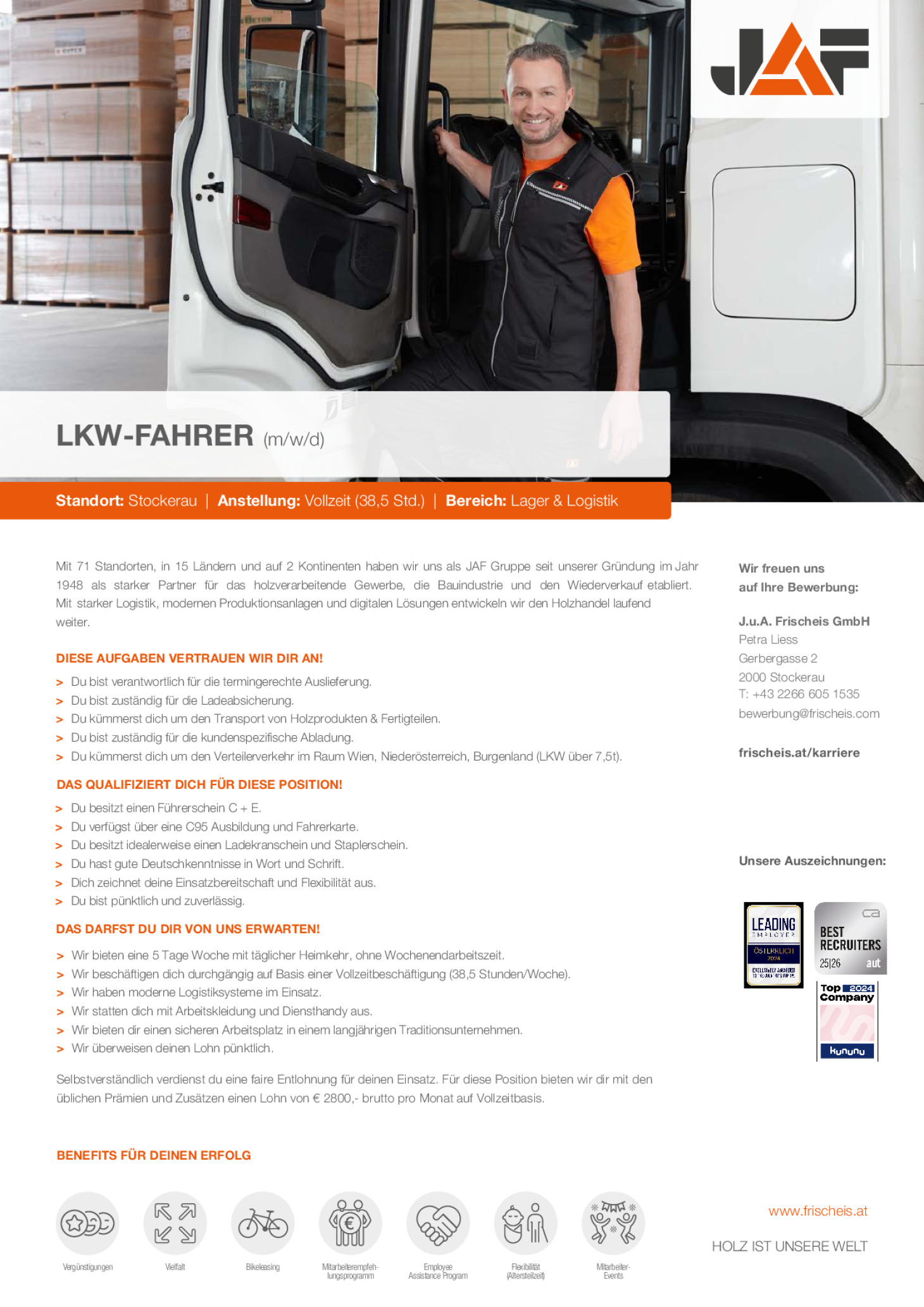 LKW Fahrer (m/w/d)