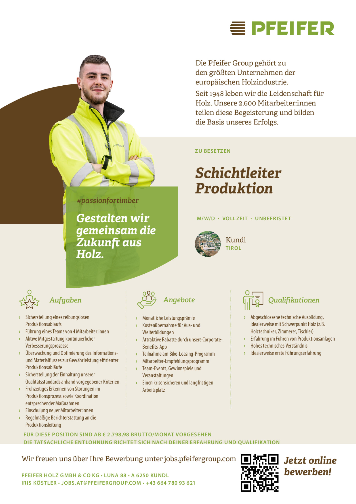 Schichtleiter Produktion (m/w/d)