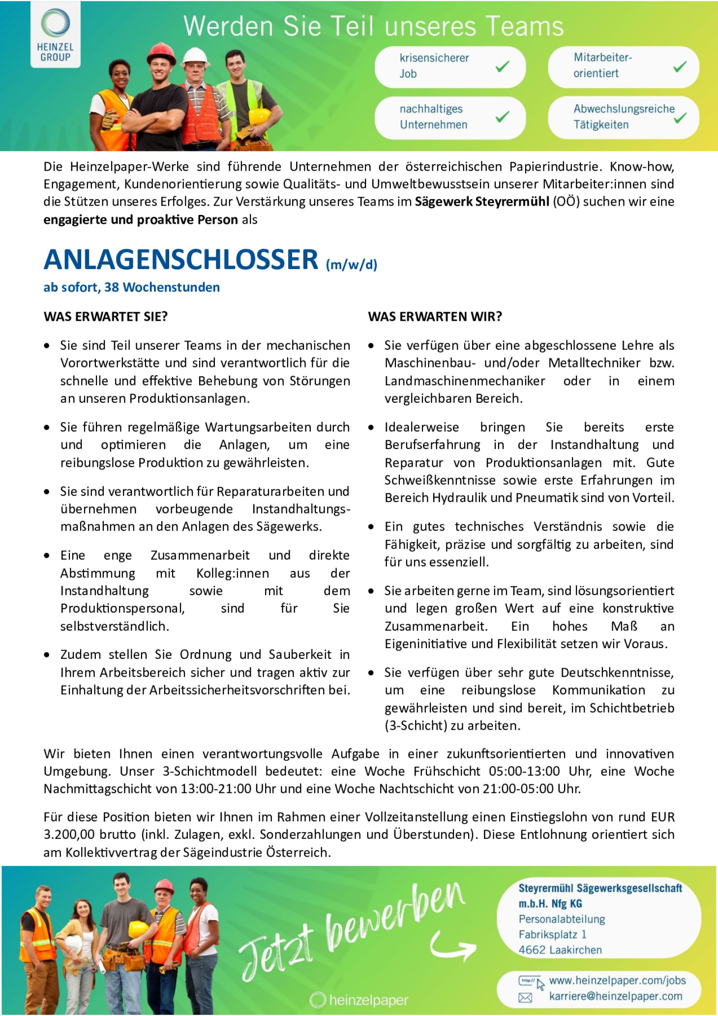 Anlagenschlosser (m/w/d)