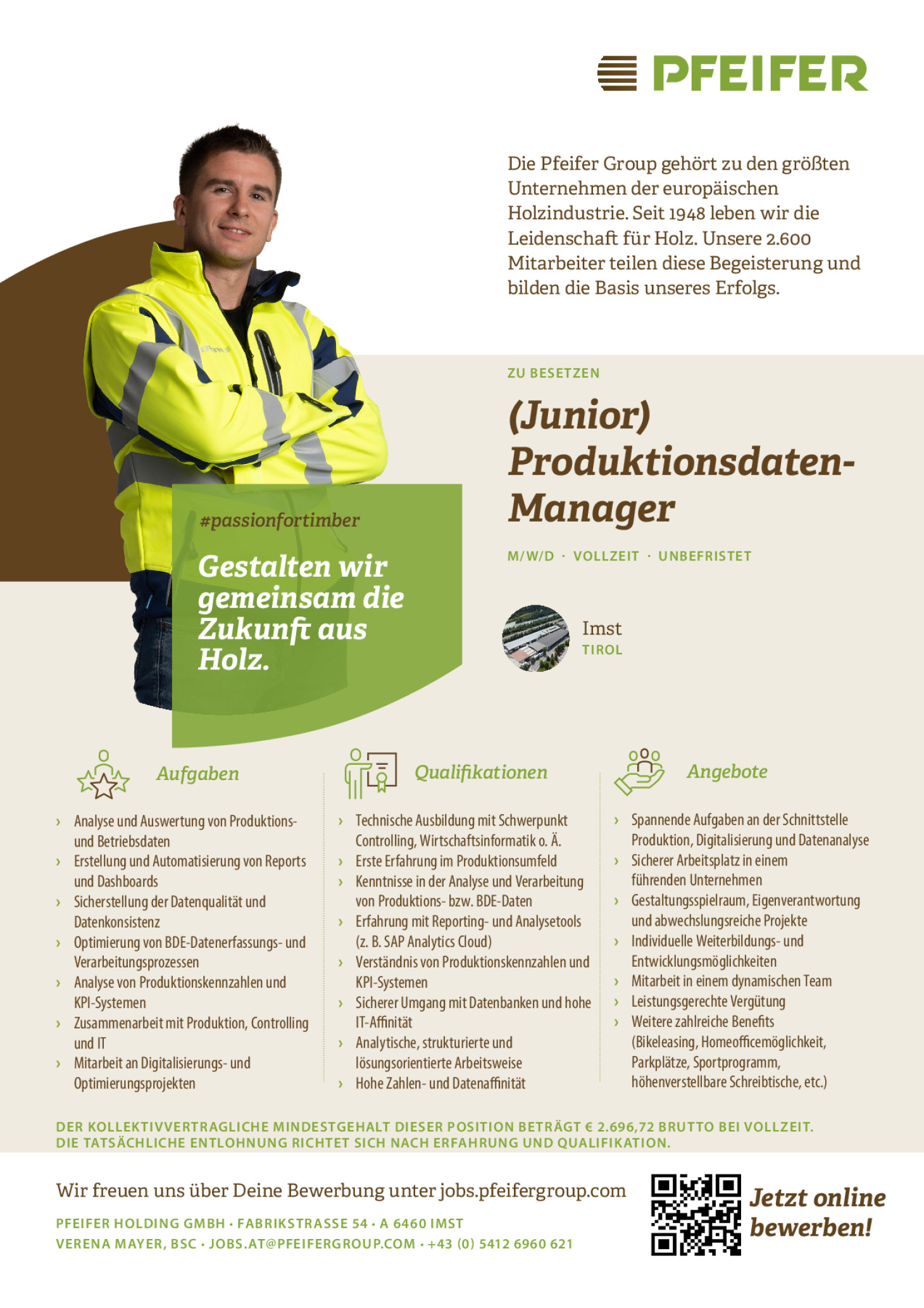 (Junior) Produktionsdatenmanager (m/w/d)