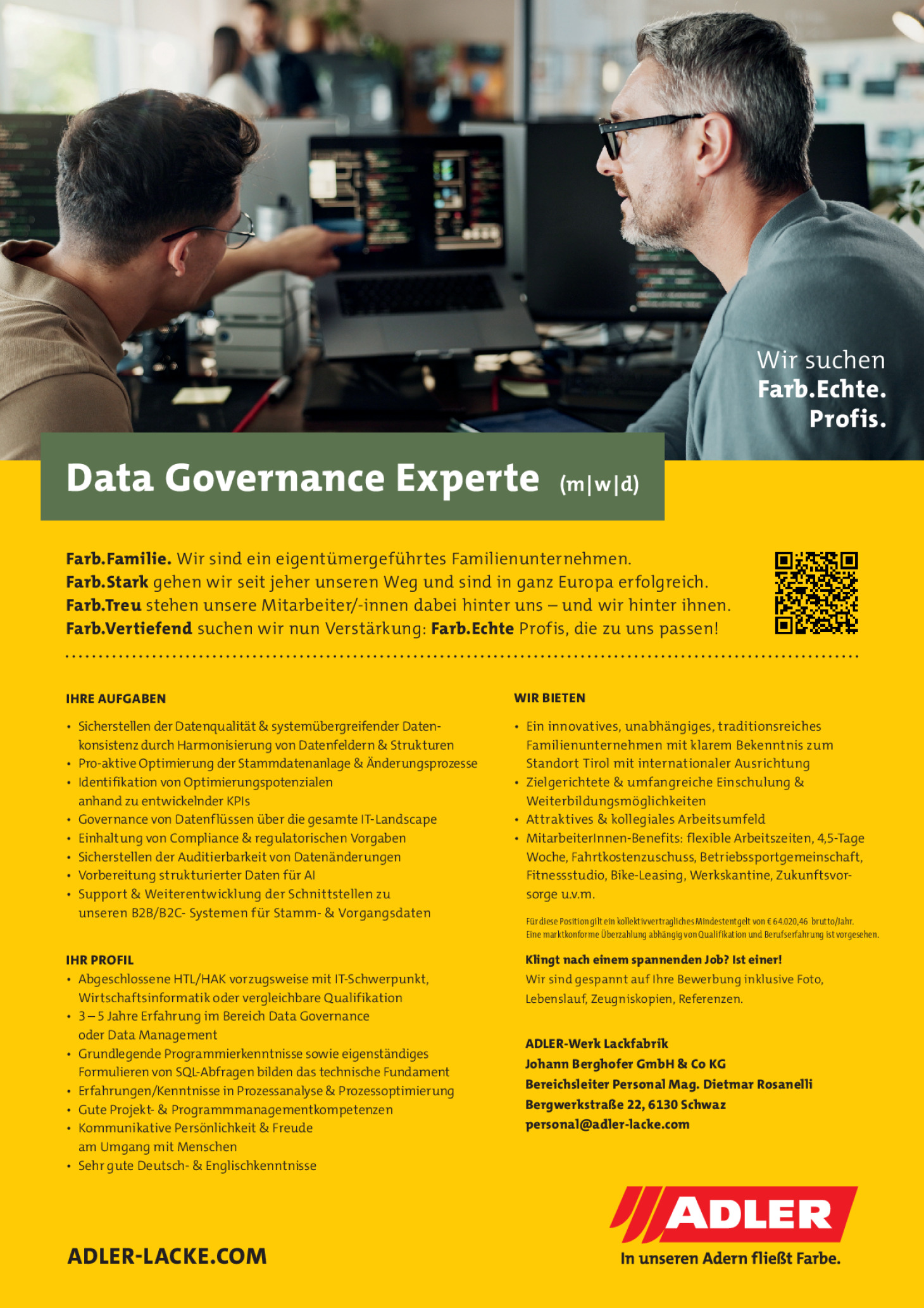 Data Governance Experte (m/w/d)