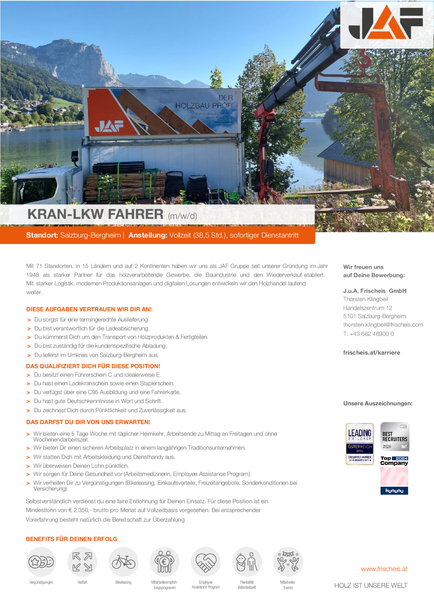 KRAN-LKW FAHRER (m/w/d)