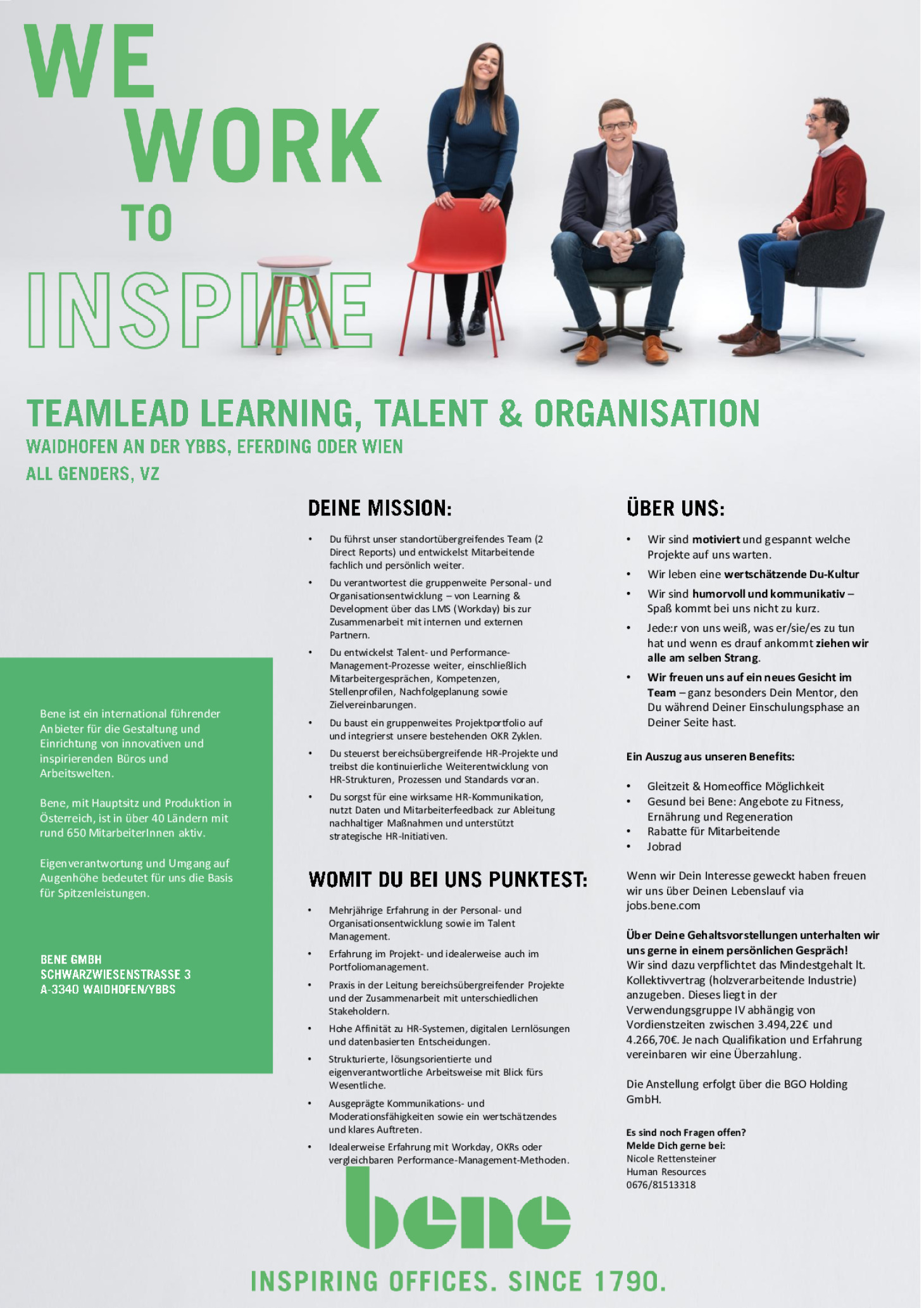 TEAMLEAD LEARNING, TALENT & ORGANISATION (ALL GENDERS)
