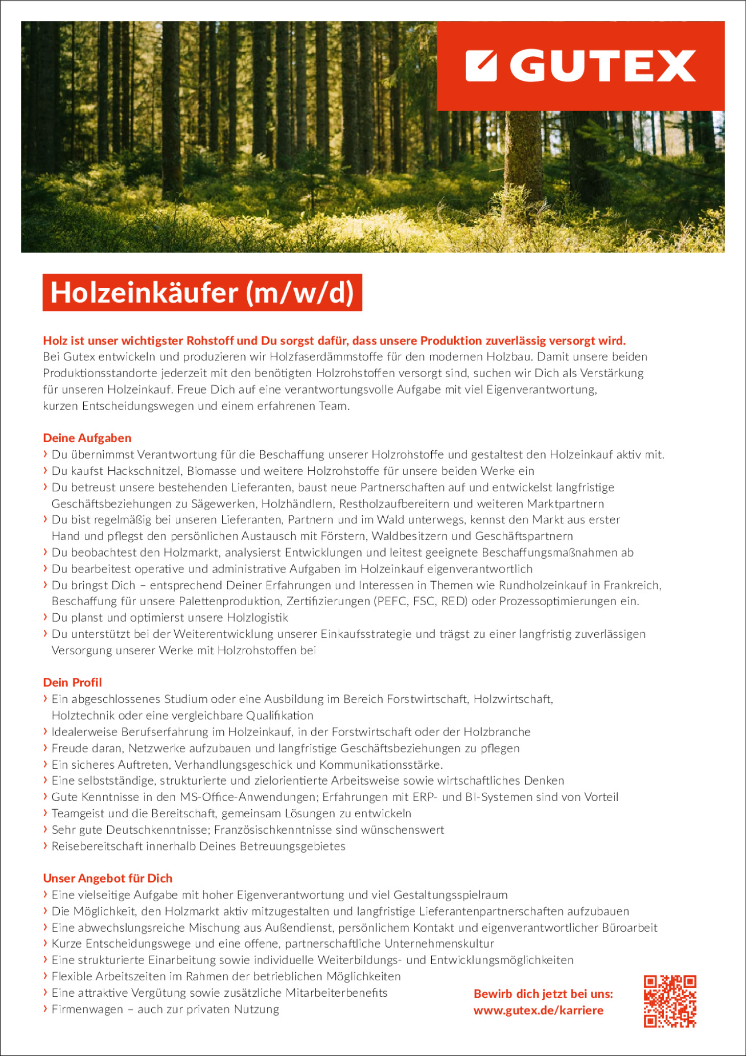 Holzeinkäufer (m/w/d)