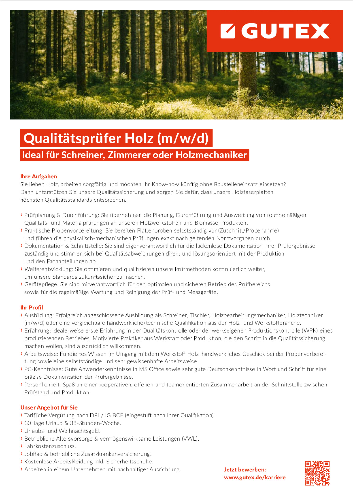 Qualitätsprüfer / Werkstoffprüfer (m/w/d)