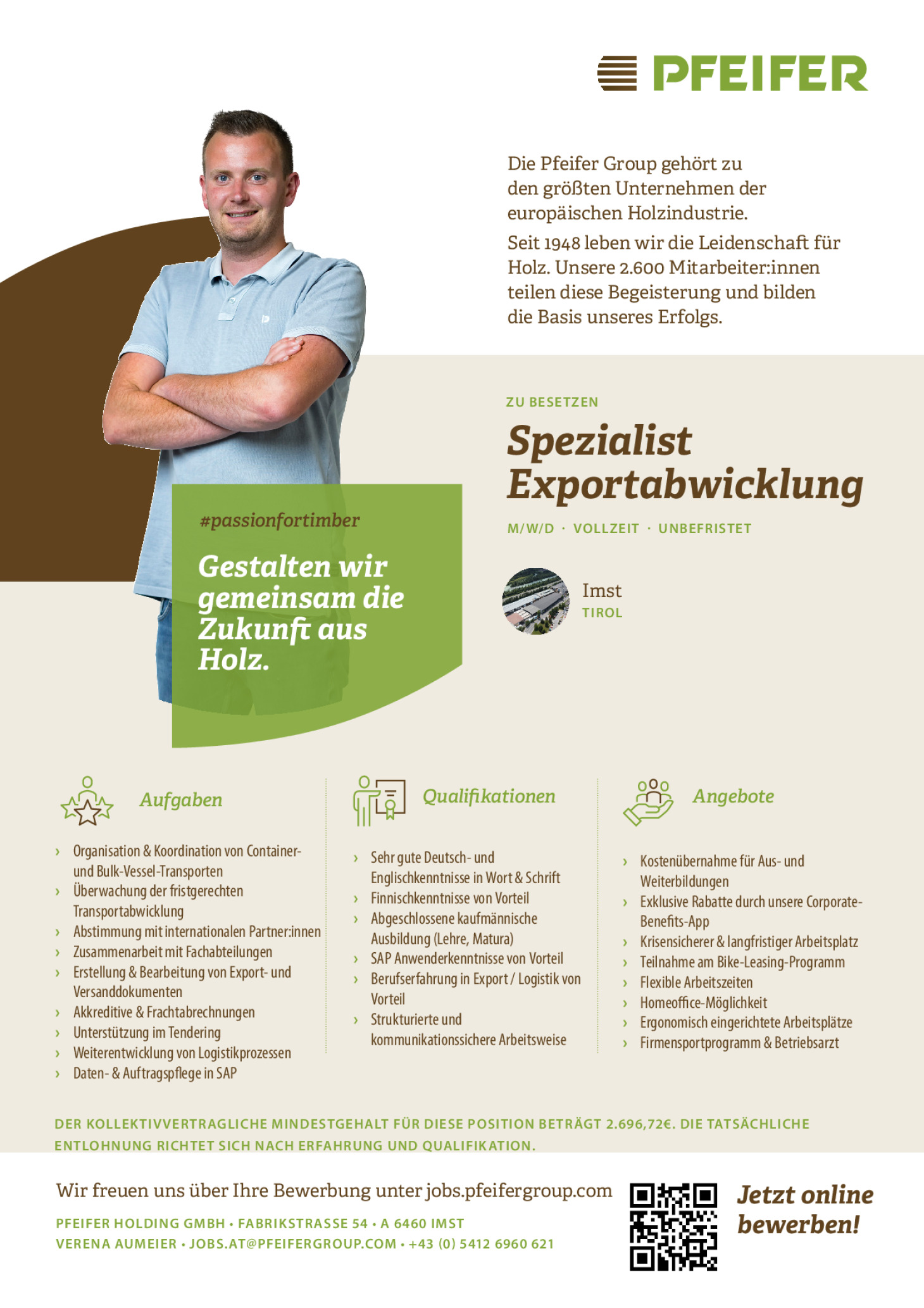 Spezialist Exportabwicklung (m/w/d)