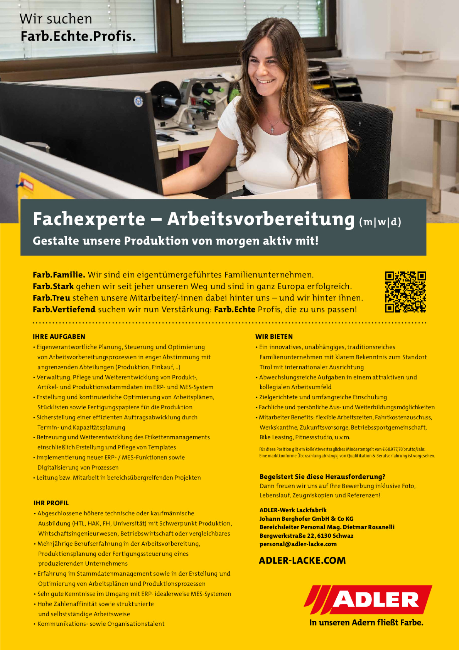 Fachexperte - Arbeitsvorbereitung