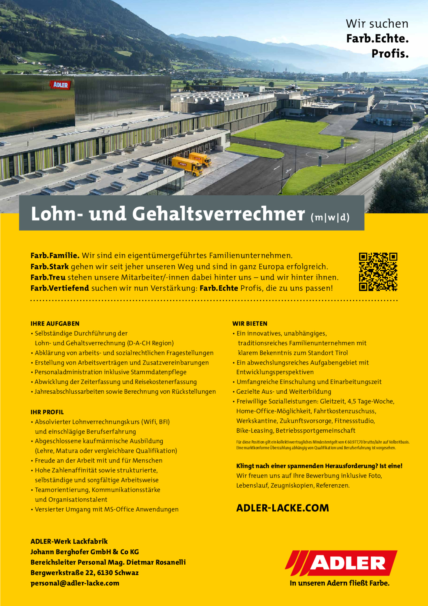 Lohn- & Gehaltsverrechner (m/w/d)