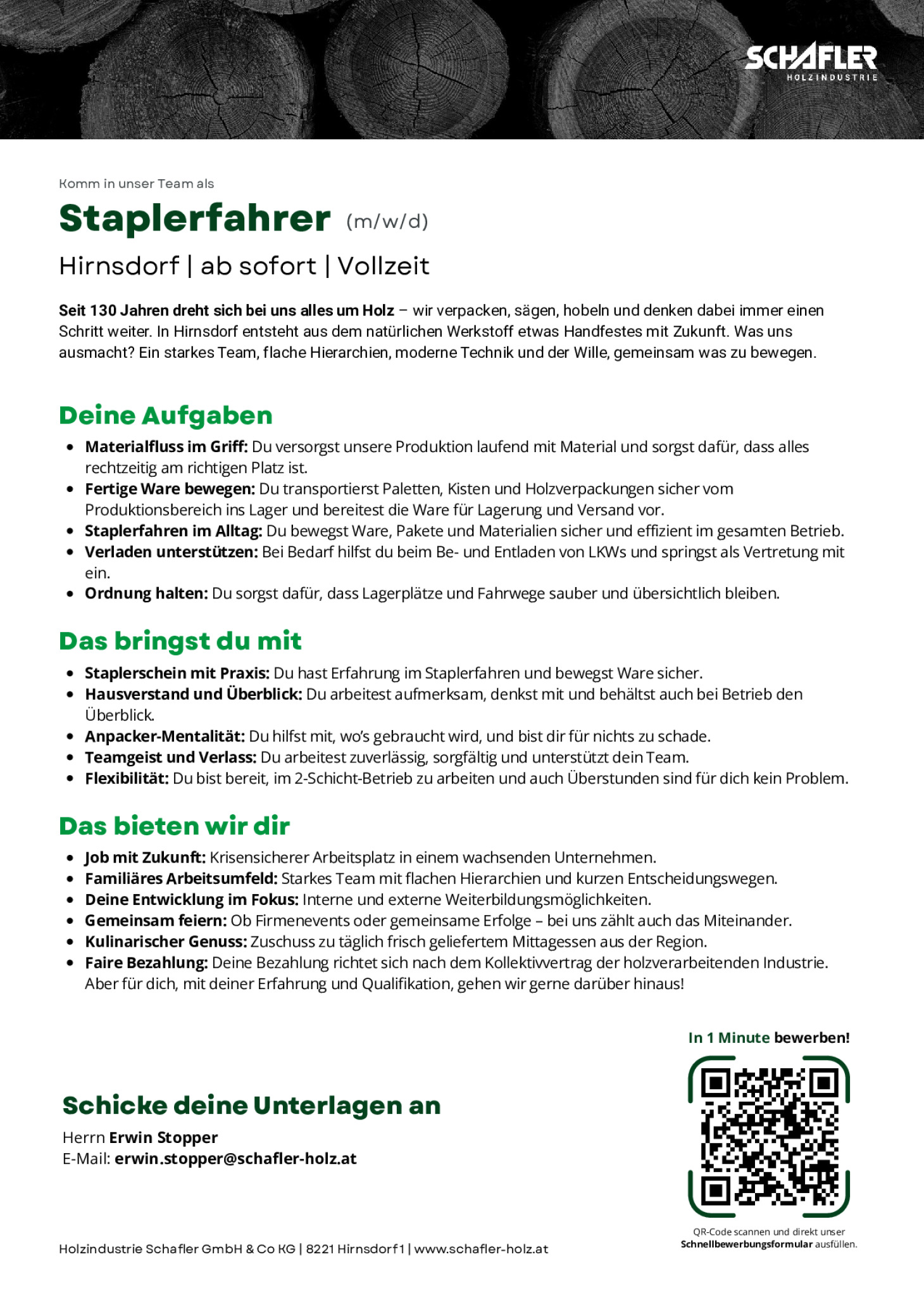 Staplerfahrer (m/w/d)