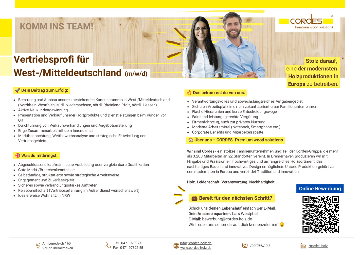 Vertriebsprofi für West-/Mitteldeutschland (m/w/d)
