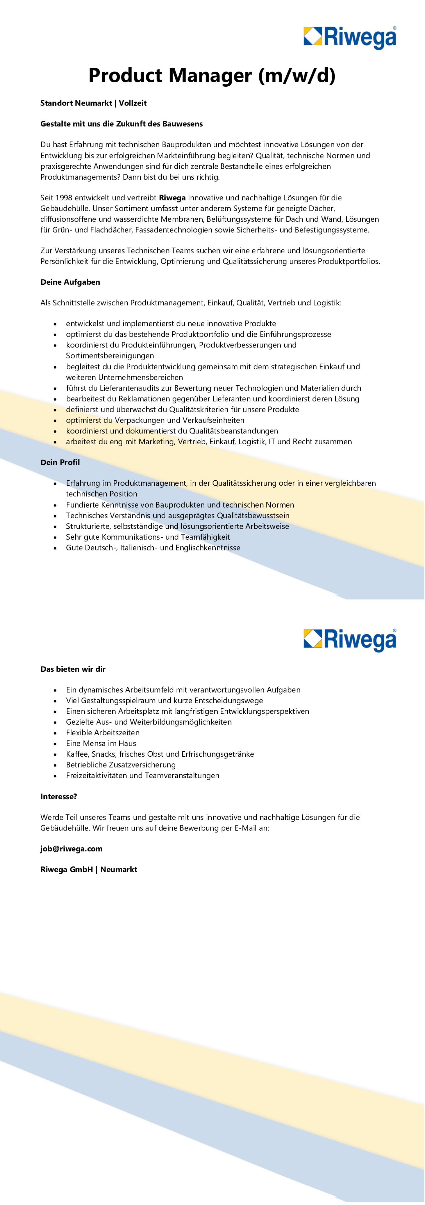 Product Manager (m/w/d)