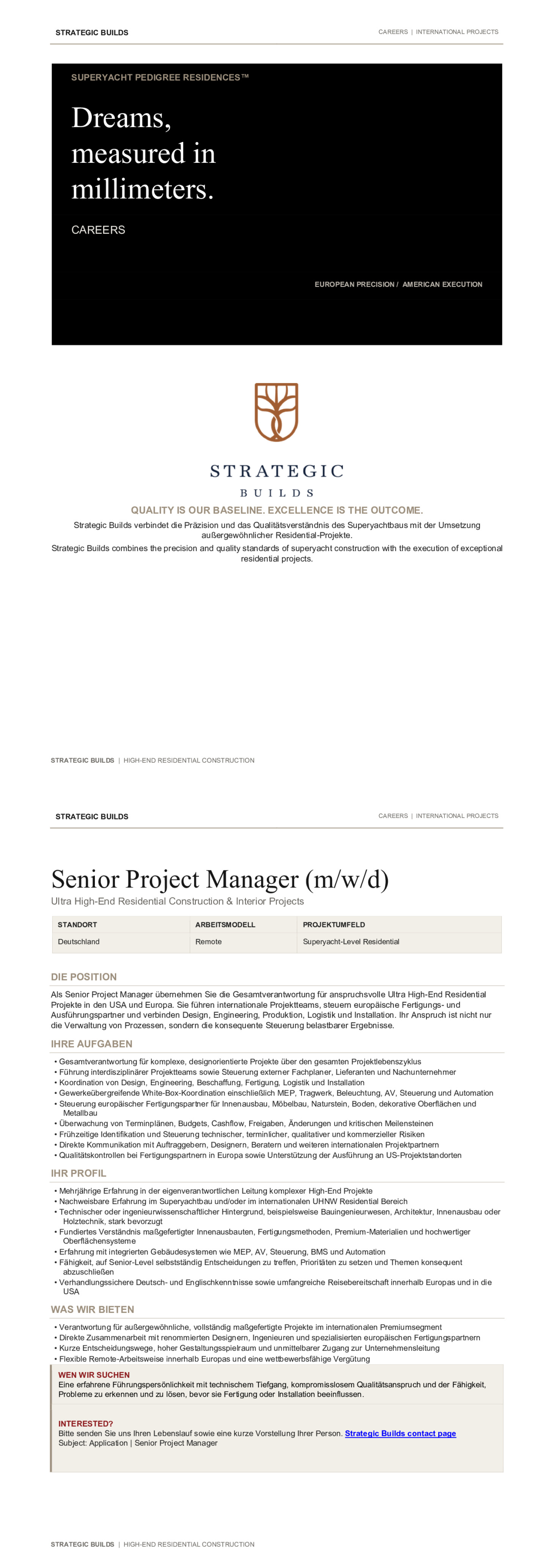 SENIOR PROJECT MANAGER