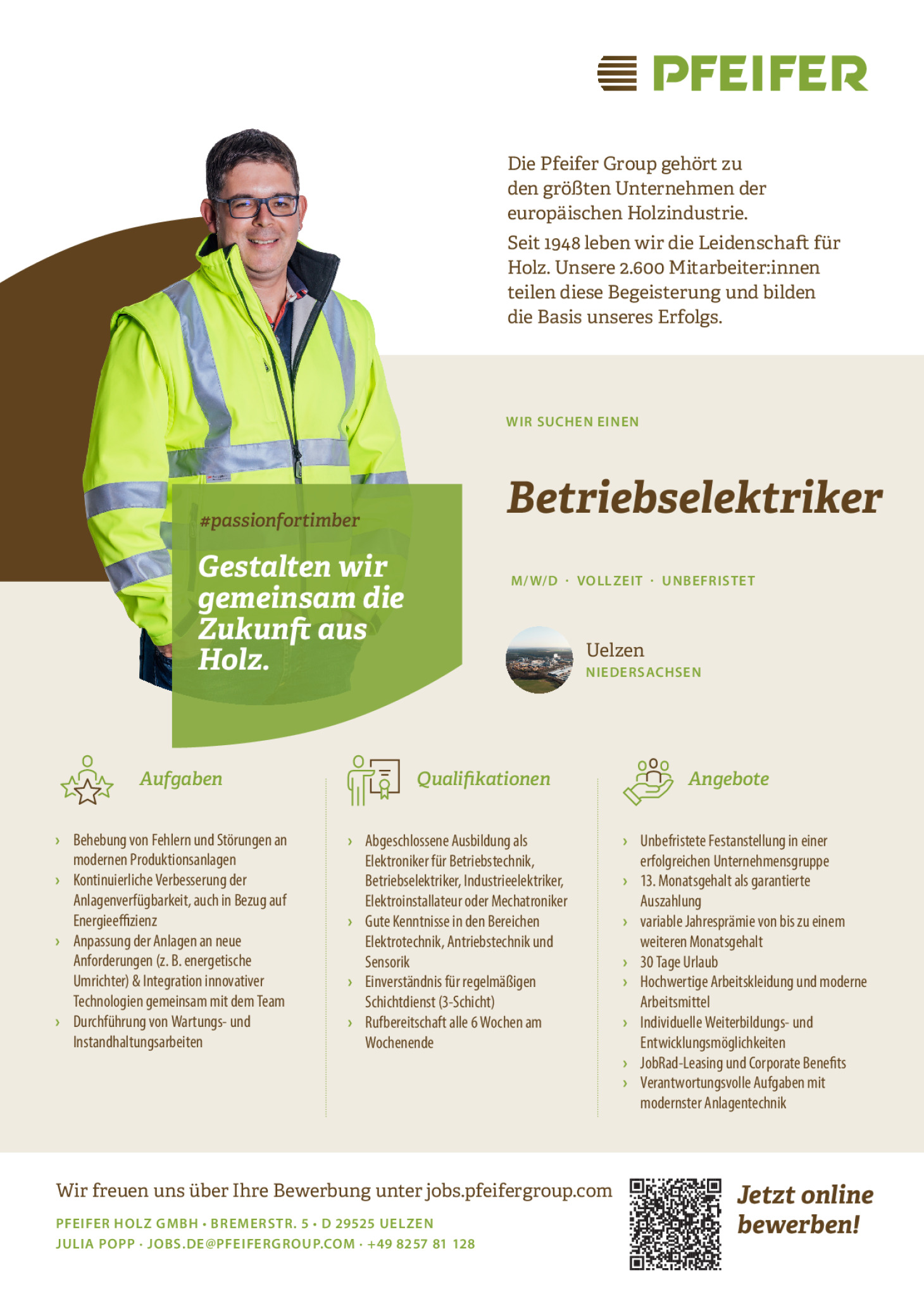 Betriebselektriker / Elektroniker für Betriebstechnik (m/w/d)