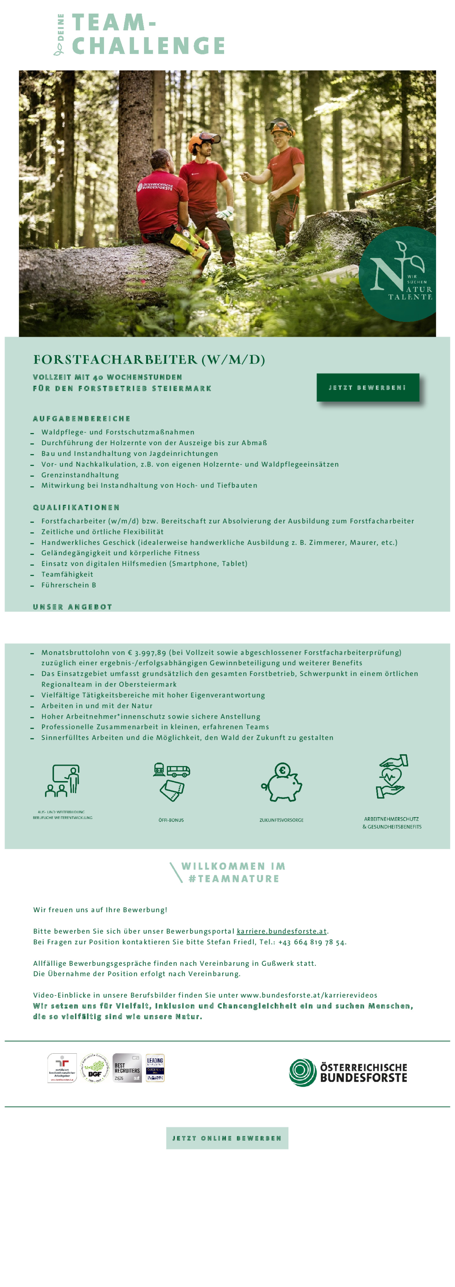 Forstfacharbeiter (w/m/d)
