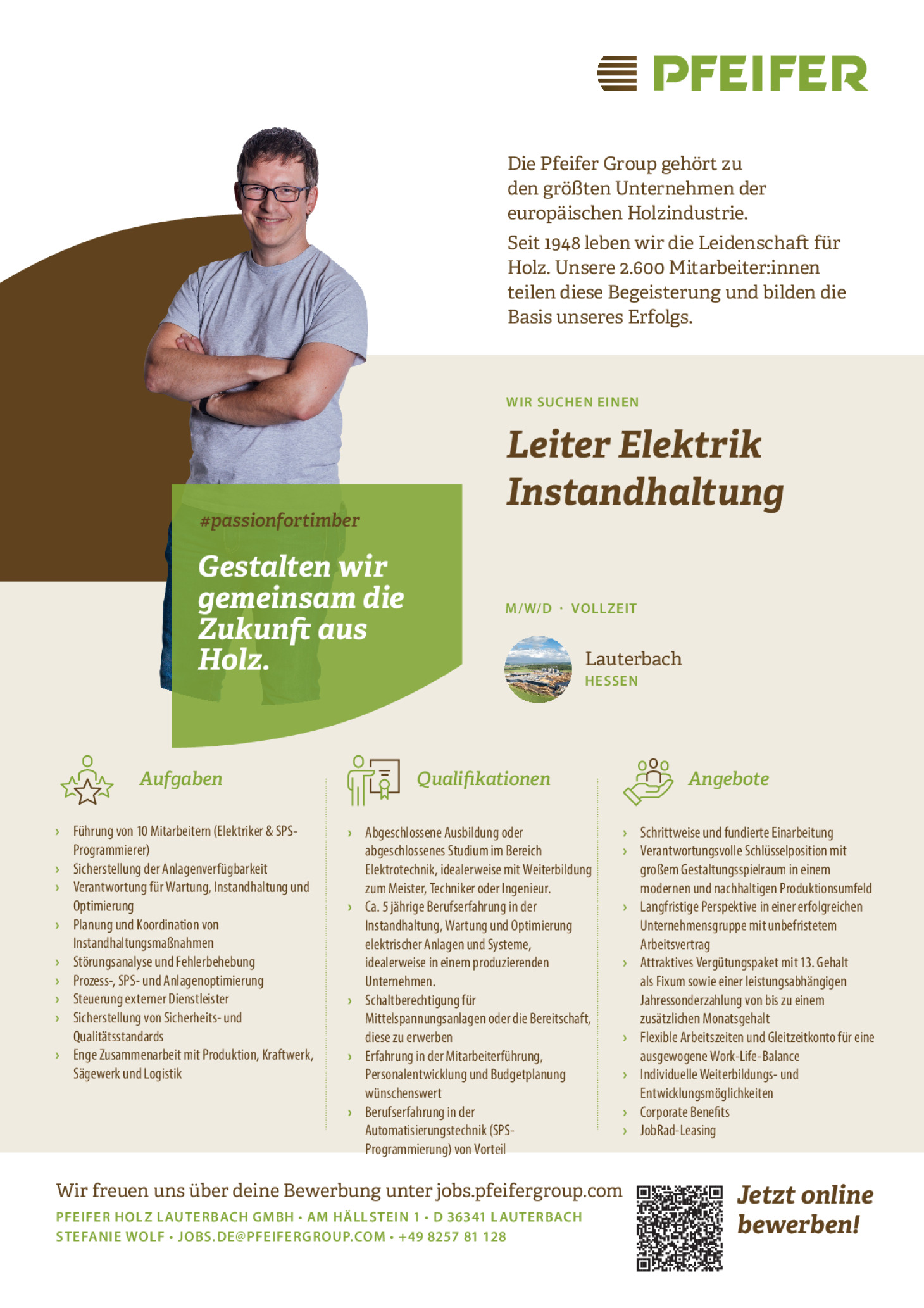Leiter Elektrotechnik (m/w/d) - Instandhaltung