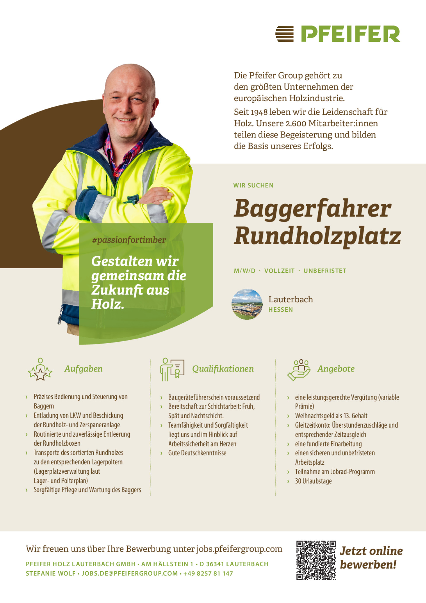 Baggerfahrer/ Baugeräteführer (m/w/d) unbefristet