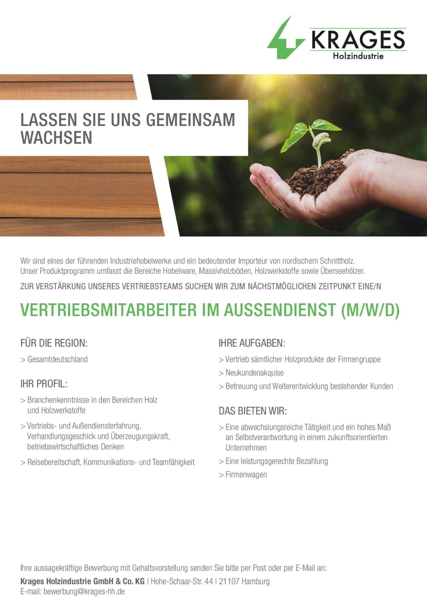 Außendienstmitarbeiter/in